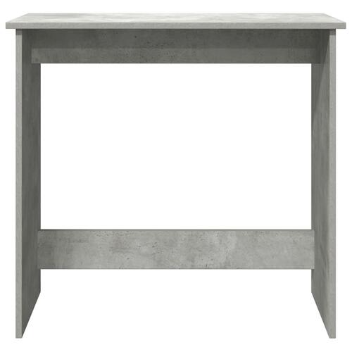 Skrivebord 80x40x75 cm konstrueret træ betongrå