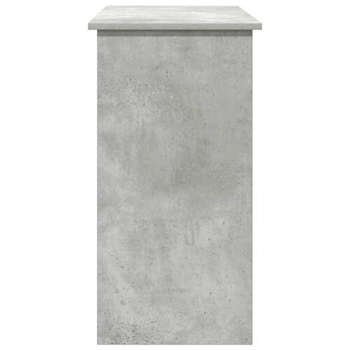 Skrivebord 80x40x75 cm konstrueret træ betongrå