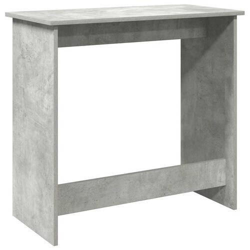 Skrivebord 80x40x75 cm konstrueret træ betongrå