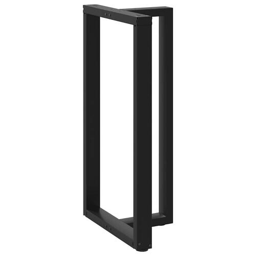 Barbordsben T-formet 2 stk 60x35x(110-111) cm stål sort