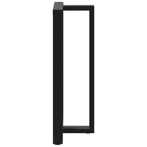 Barbordsben T-formet 2 stk 60x35x(110-111) cm stål sort