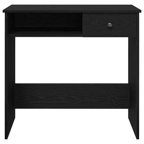 Skrivebord 80x40x75 cm konstrueret træ sort
