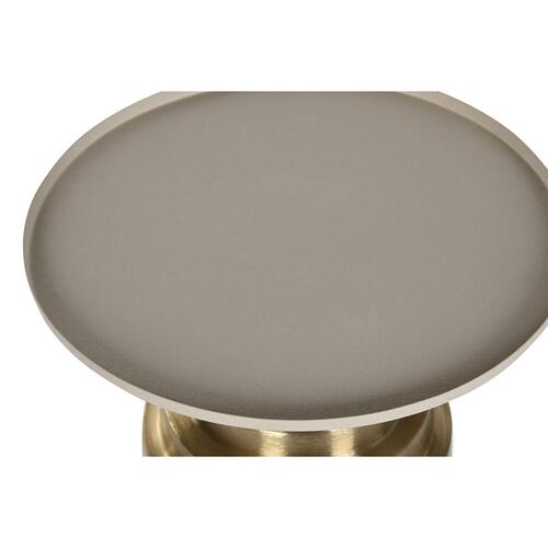 Sofabord Home ESPRIT Flødefarvet Gylden 46 x 46 x 52 cm