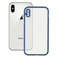 Mobilcover iPhone X , XS KSIX Duo Soft Blå