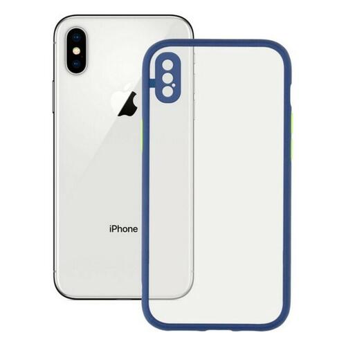 Mobilcover iPhone X , XS KSIX Duo Soft Blå