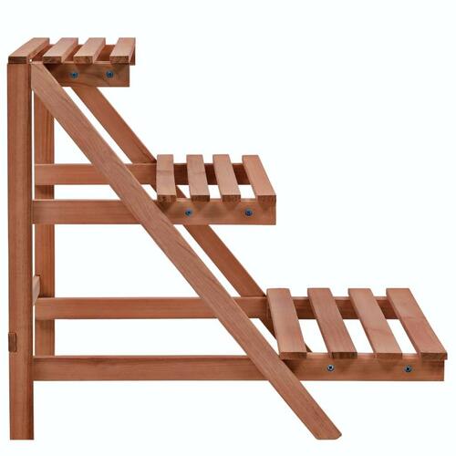 Plantestativ i 3 niveauer cedertræ 48 x 45 x 40 cm