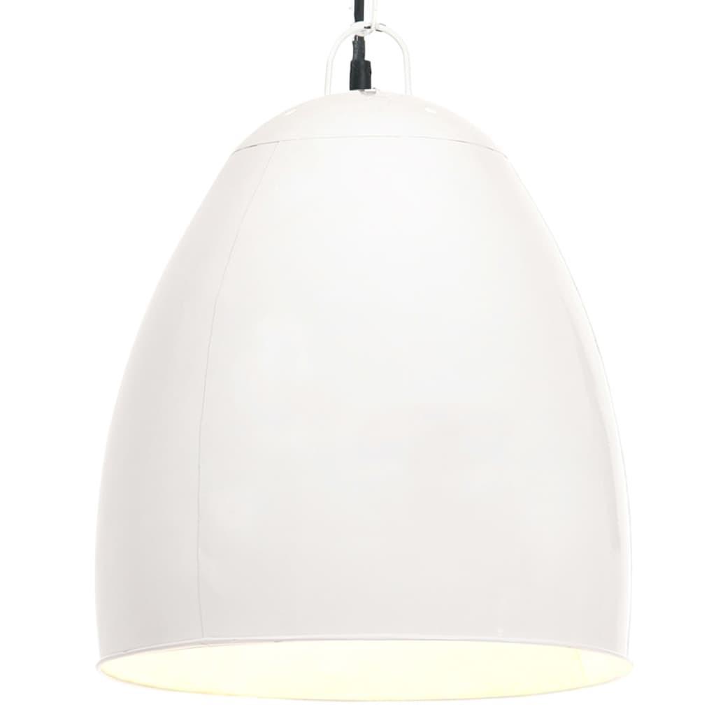 Industriel hængelampe 25 W rund 42 cm E27 hvid