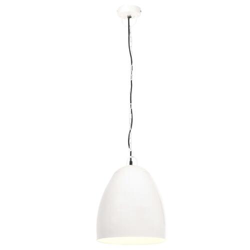 Industriel hængelampe 25 W rund 42 cm E27 hvid