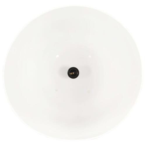 Industriel hængelampe 25 W rund 42 cm E27 hvid