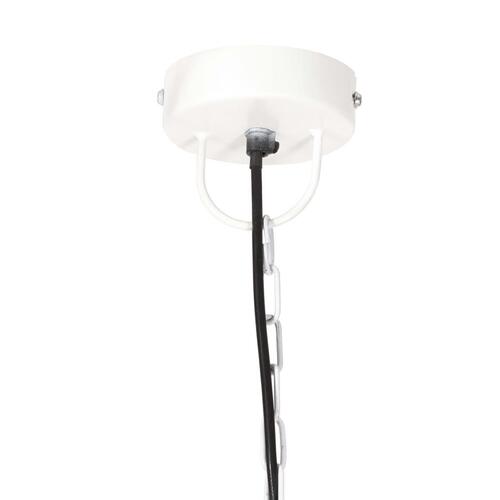 Industriel hængelampe 25 W rund 42 cm E27 hvid