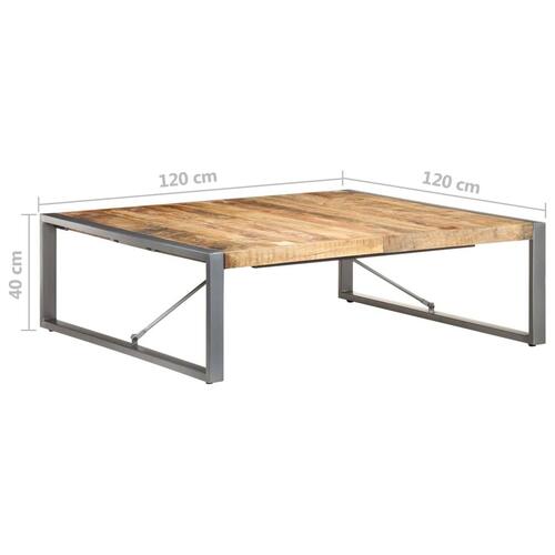 Sofabord 120x120x40 cm ru mangotræ