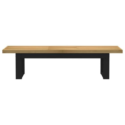 Spisebænk NOAIN U-formede ben 180x40x45 cm massivt træ fyrretræ