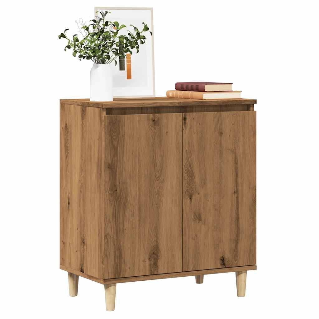 Skænk 60x35x70 cm konstrueret træ egetræsfarve billede