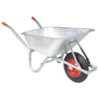 Trillebør 90 L 150 kg galvaniseret stål og plastik