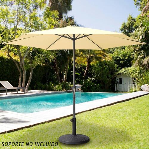 Parasol Aktive D250 Flødefarvet Ø 250 cm 2,4 m