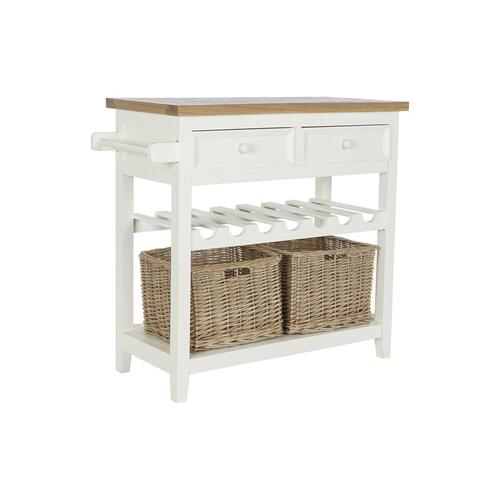 Console Beige flet Paulonia træ 88 x 38 x 80 cm