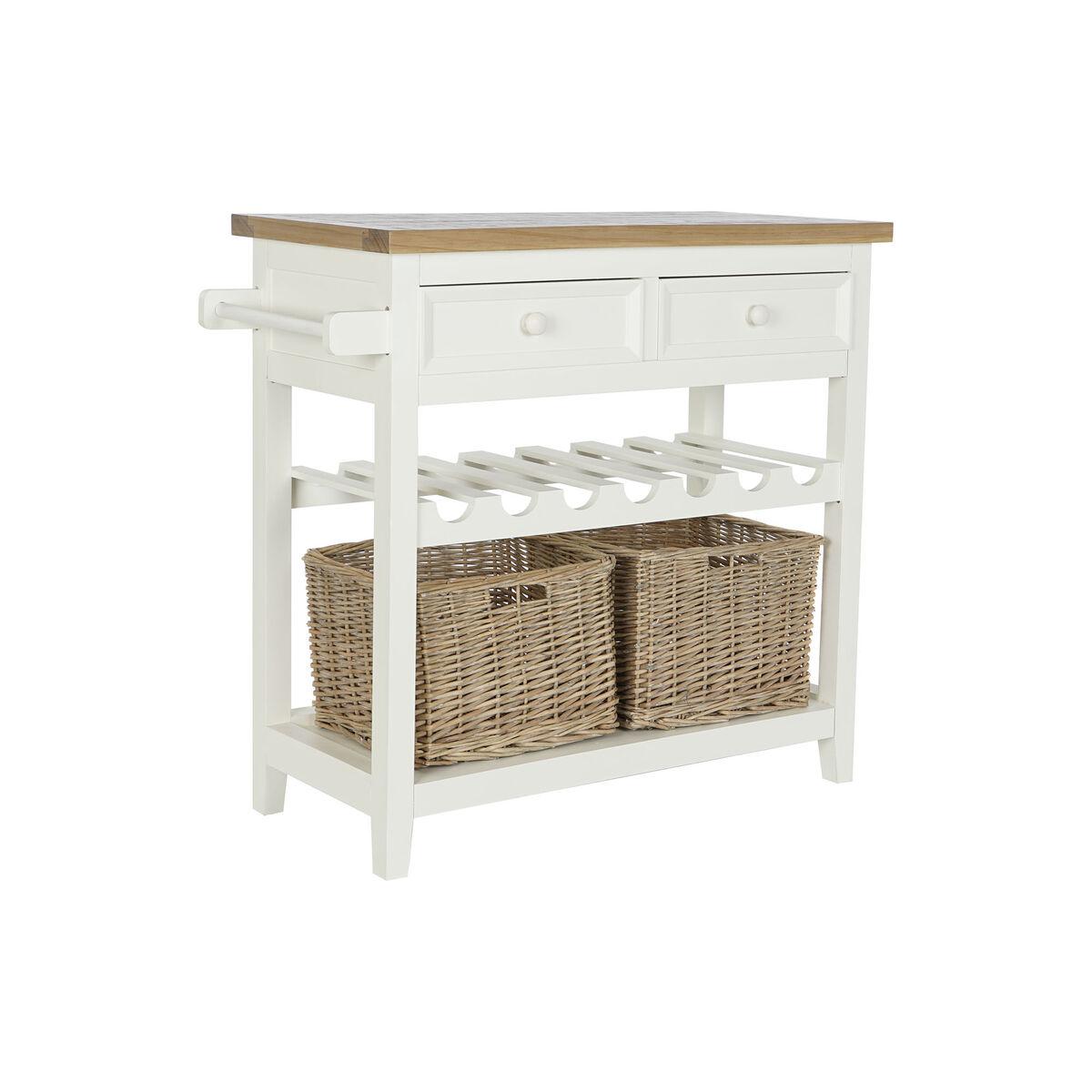 Console Beige flet Paulonia træ 88 x 38 x 80 cm