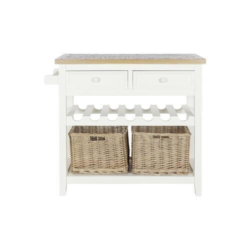 Console Beige flet Paulonia træ 88 x 38 x 80 cm