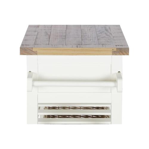 Console Beige flet Paulonia træ 88 x 38 x 80 cm