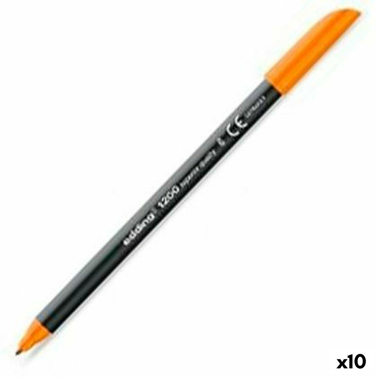 Edding 1200 fineliner - Orange, 10 stk.