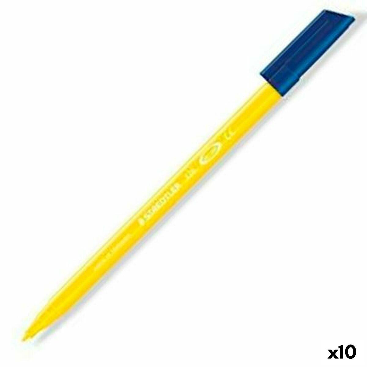 Staedtler Noris Club gul markør - 1 mm (10 stk.)