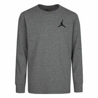 Langærmet T-shirt til Børn Nike Air Emroidery Grå