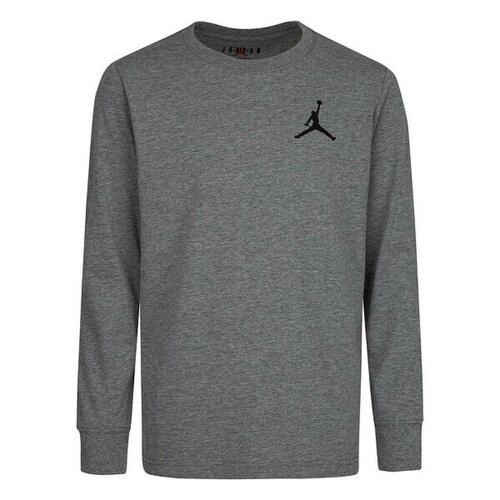 Langærmet T-shirt til Børn Nike Air Emroidery Grå