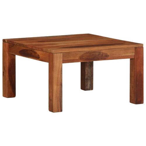 Sofabord 60x60x35 cm massivt akacietræ