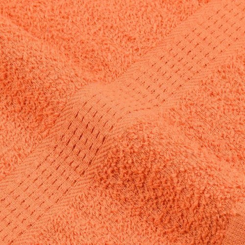 Håndklæder 4 stk. 50x100 cm 360 g/m2 100 % bomuld orange
