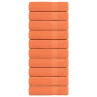 Badehåndklæder 10stk. 100x150cm 360g/m2 100% bomuld orange