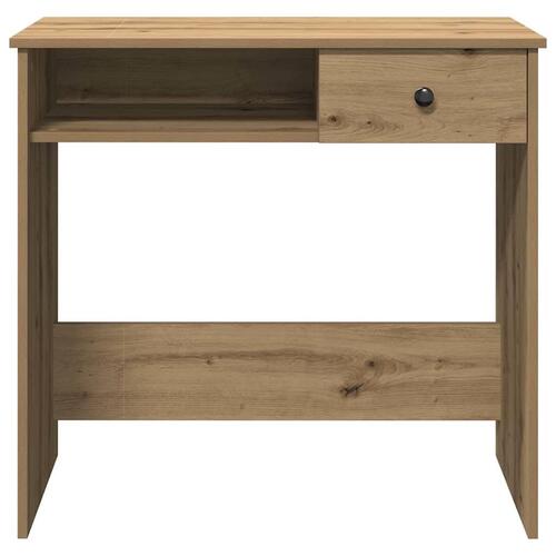 Skrivebord 80x40x75 cm konstrueret træ kunsteg