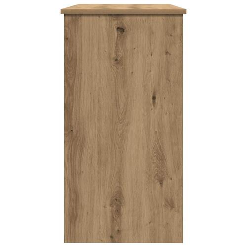 Skrivebord 80x40x75 cm konstrueret træ kunsteg