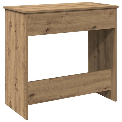 Skrivebord 80x40x75 cm konstrueret træ kunsteg