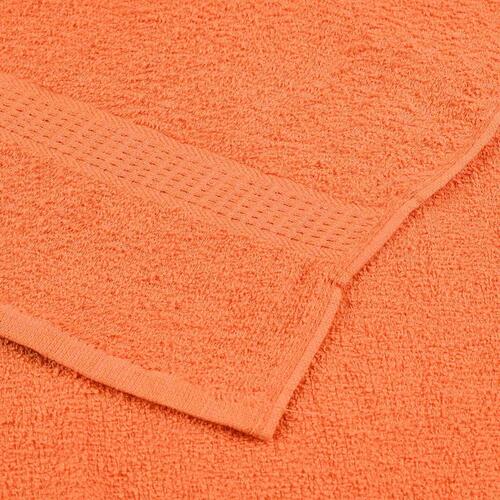 Håndklæder 2 stk. 100x200 cm 360 g/m2 100 % bomuld orange