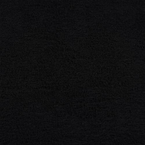Håndklæder 4 stk. 70x140 cm 360 g/m2 100 % bomuld sort