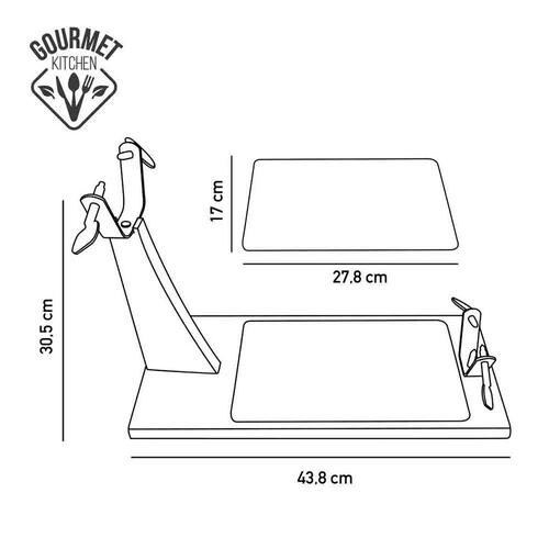 Skinkeholder i Træ EDM Skinkeholder (30,5 x 43,8 cm)