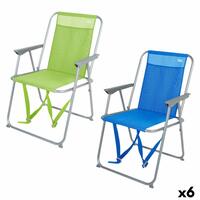 Polstrede Campingstol Aktive 44 x 74 x 45 cm (6 enheder)