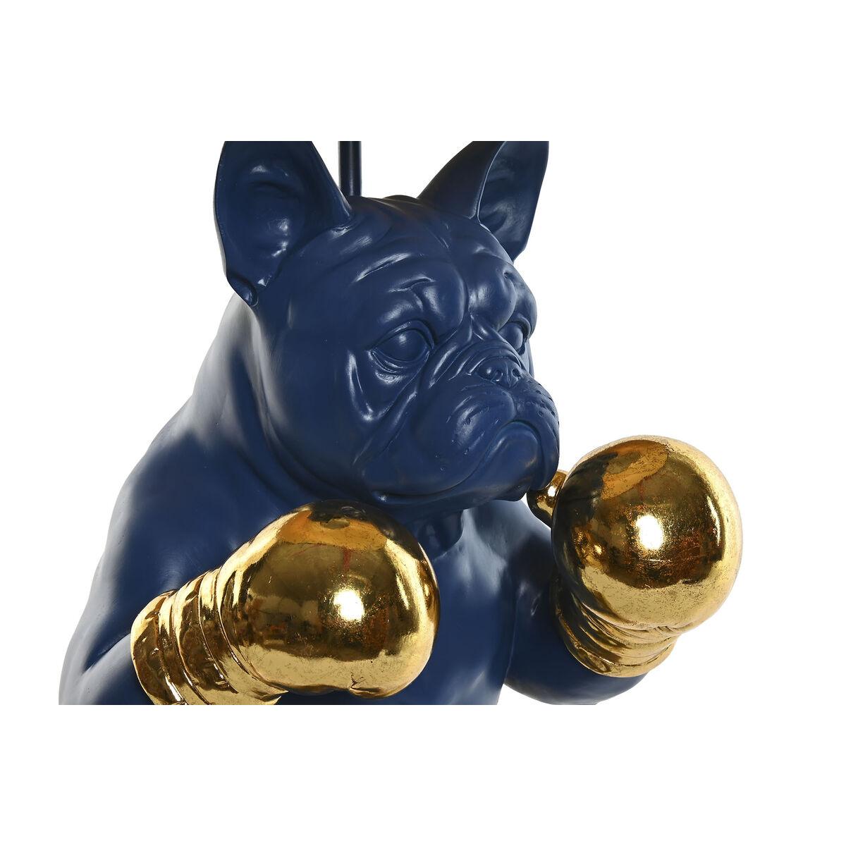 Bordlampe - blå/sort/orange/gylden, 50 W, E27, 36 × 36 × 55 cm (2 stk.)