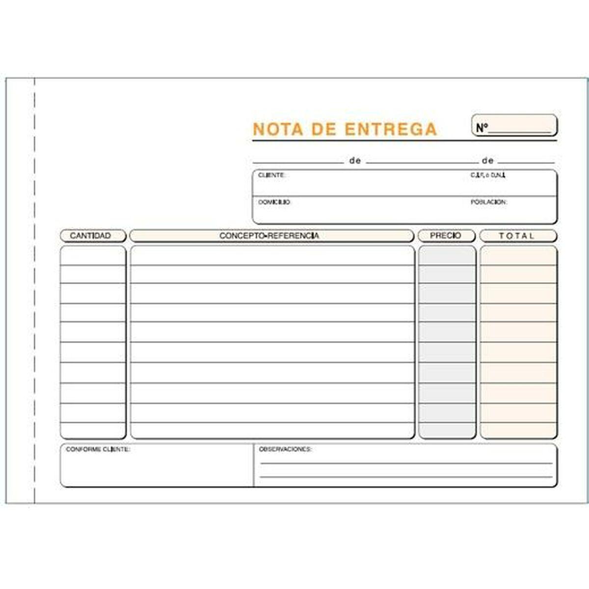 Leveringsbog 21 × 15 cm - sæt med 5 stk.