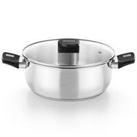Gryde Med Låg Monix M240316 Stål