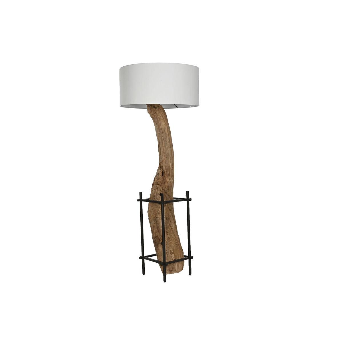 Loftslampe Home ESPRIT Jern Teak 65 x 65 x 50 cm