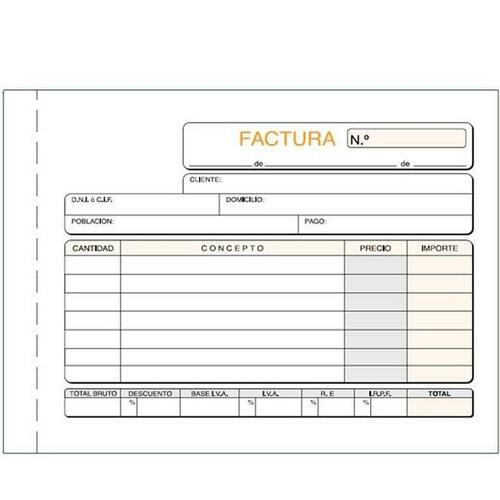 Faktura-kontrolbog 15 x 10,5 cm (5 enheder)