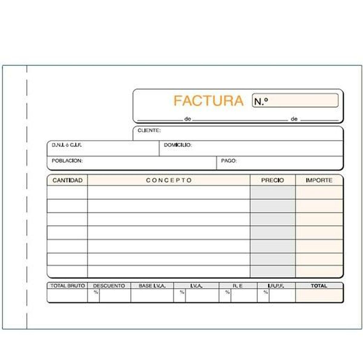 Faktura-kontrolbog 15 x 10,5 cm (5 enheder)