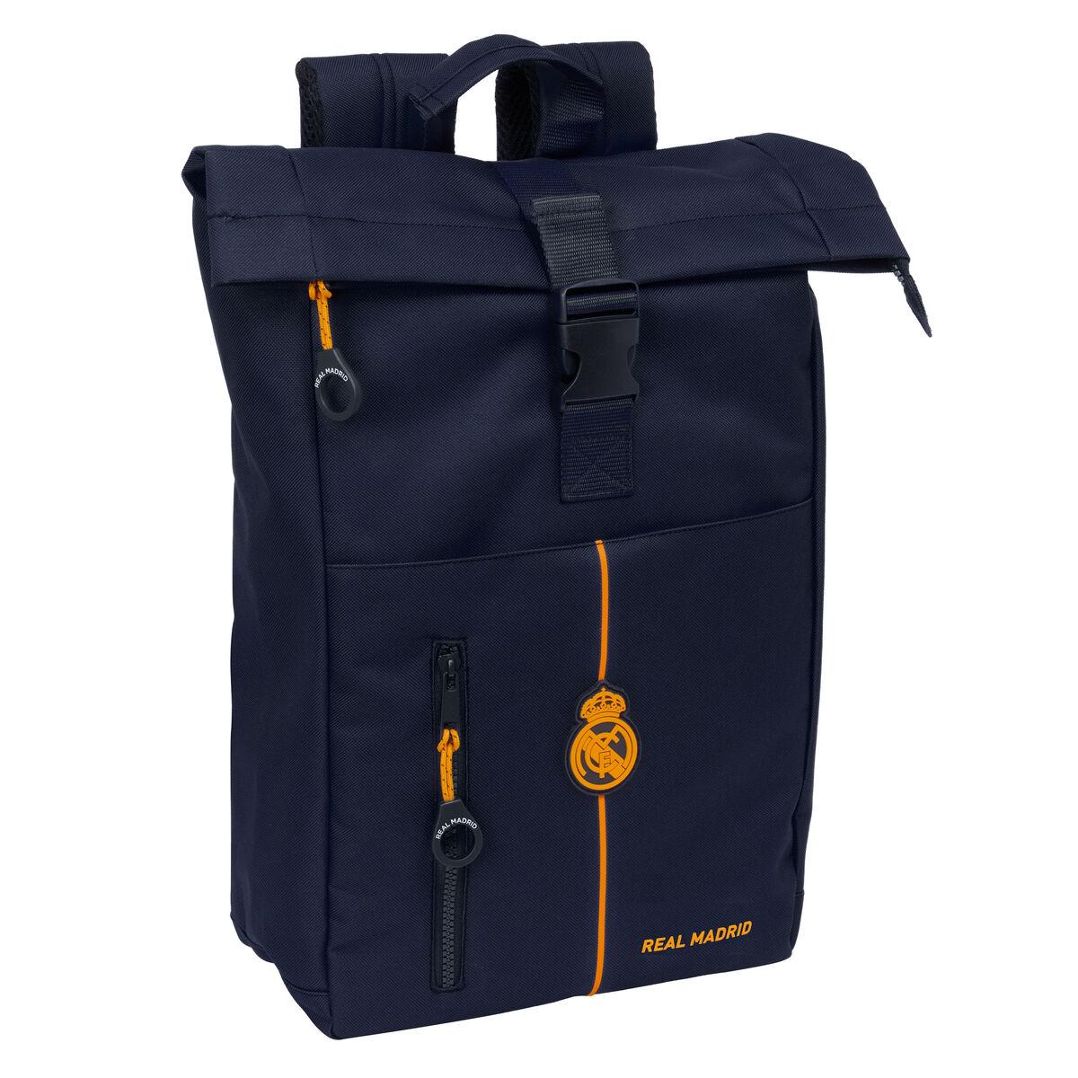 Laptop rygsæk Real Madrid C.F. 24/25 Away - marineblå, 28 × 42 × 13 cm