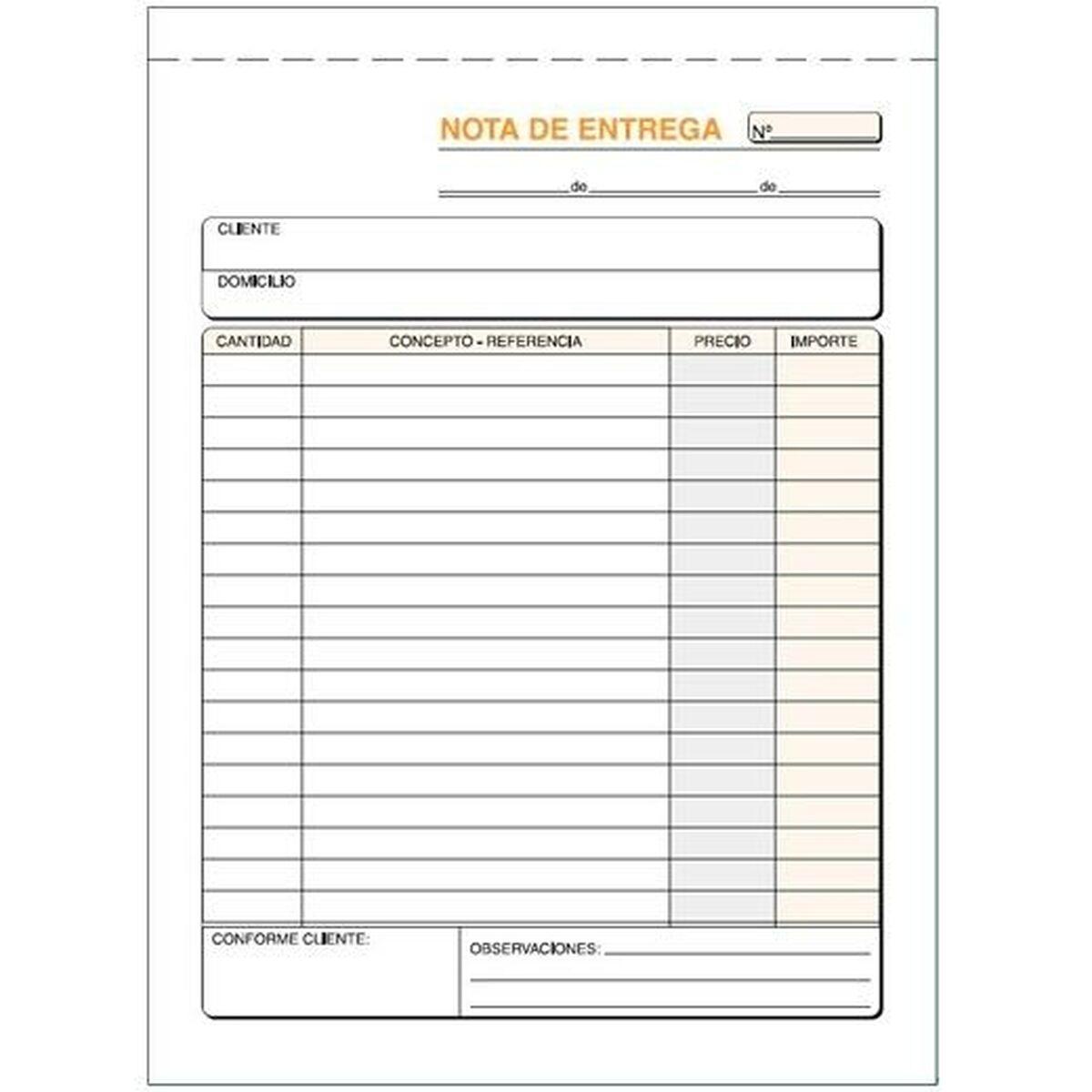 Leveringsbog - 15 × 21 cm, 10 enheder