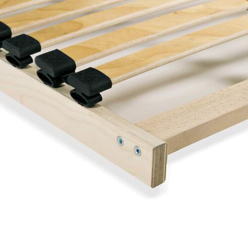 Lamelbund til seng med 28 lameller 7 zoner 140 x 200 cm