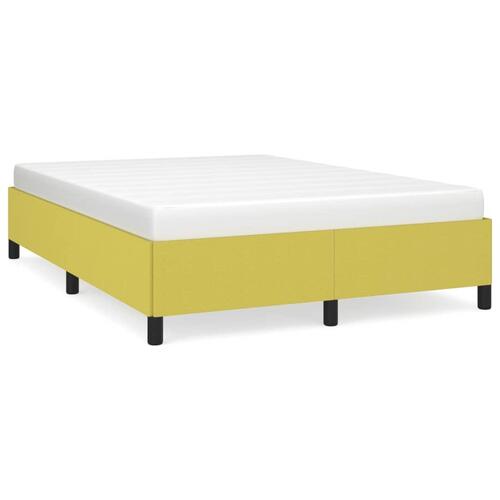 Sengeramme uden madras Grøn 140x200 cm Stof