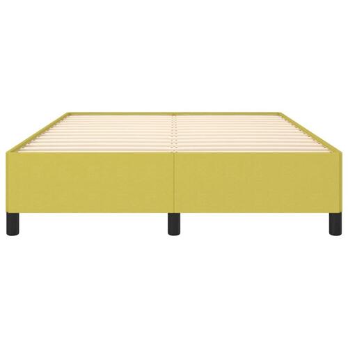 Sengeramme uden madras Grøn 140x200 cm Stof