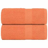 Håndklæder 2 stk. 30x30 cm 360 g/m2 100 % bomuld orange