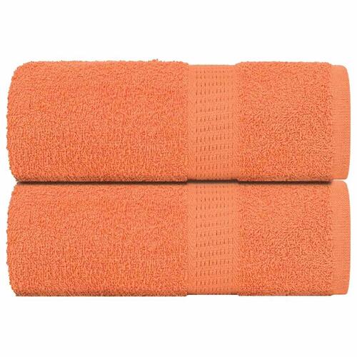 Håndklæder 2 stk. 30x30 cm 360 g/m2 100 % bomuld orange
